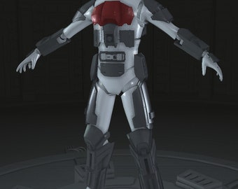 3D Models "We Are ODST" Style Full Armor Set For 3D Printing