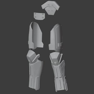 3D Models &quot;We Are ODST&quot; Style Leg Armor For 3D Printing