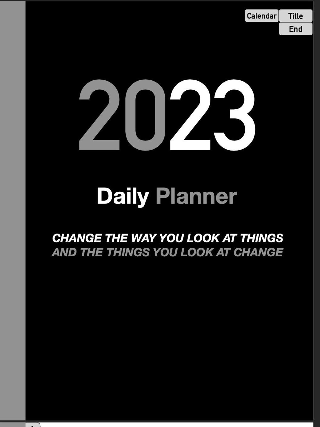 Remarkable 2 Daily Planner 2023 With Week Overview Etsy