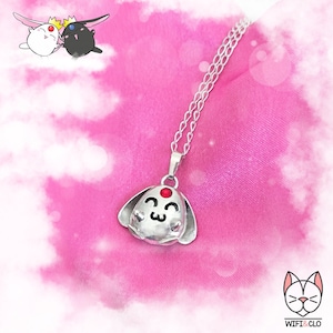 Mokona Modoki Halskette Kawaii Halskette Silber 925 handgemachter Schmuck Cardcaptor Sakura Schmuck