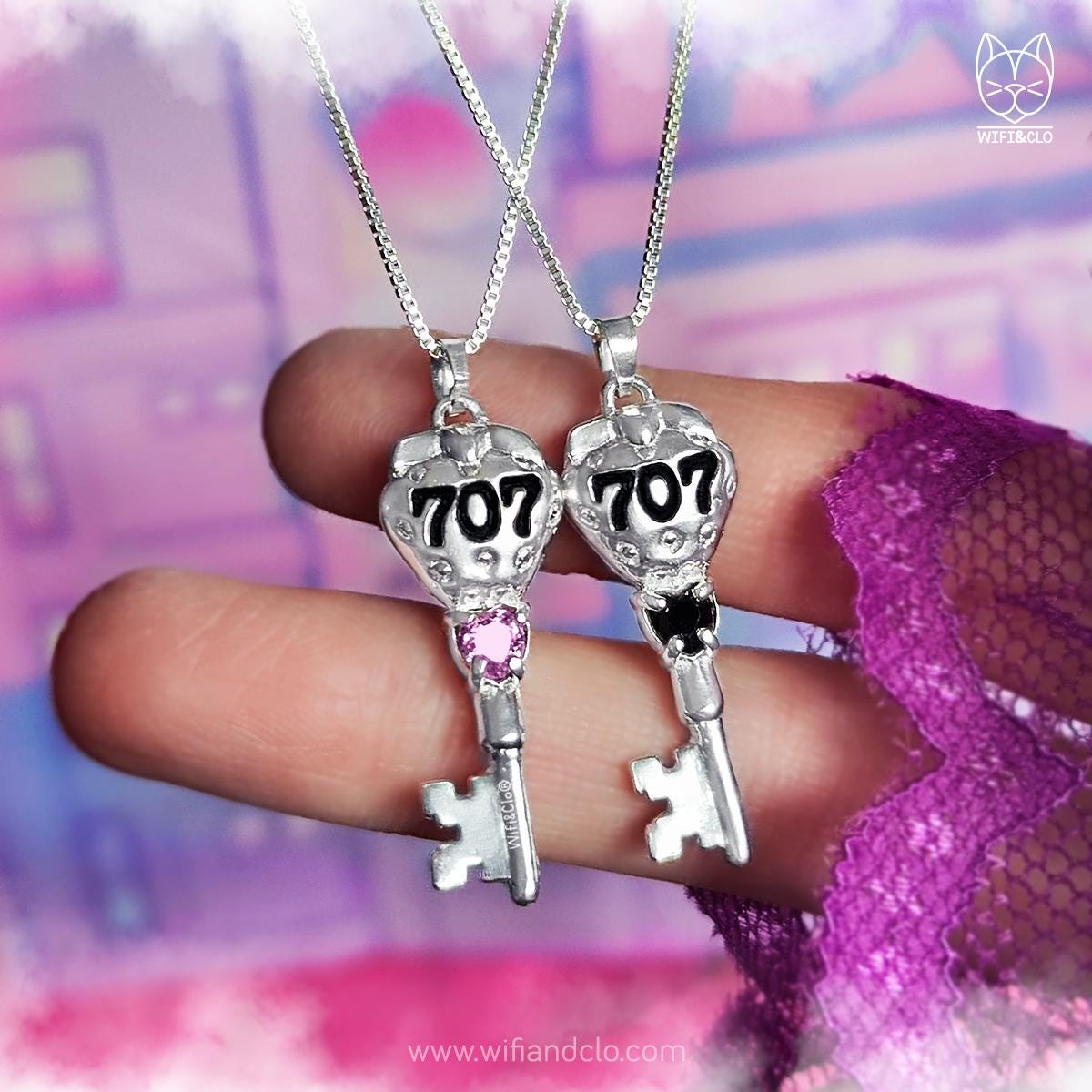 Nana Key 707 Sterling Silver, Nana Anime, Handmade Jewelry, Nana