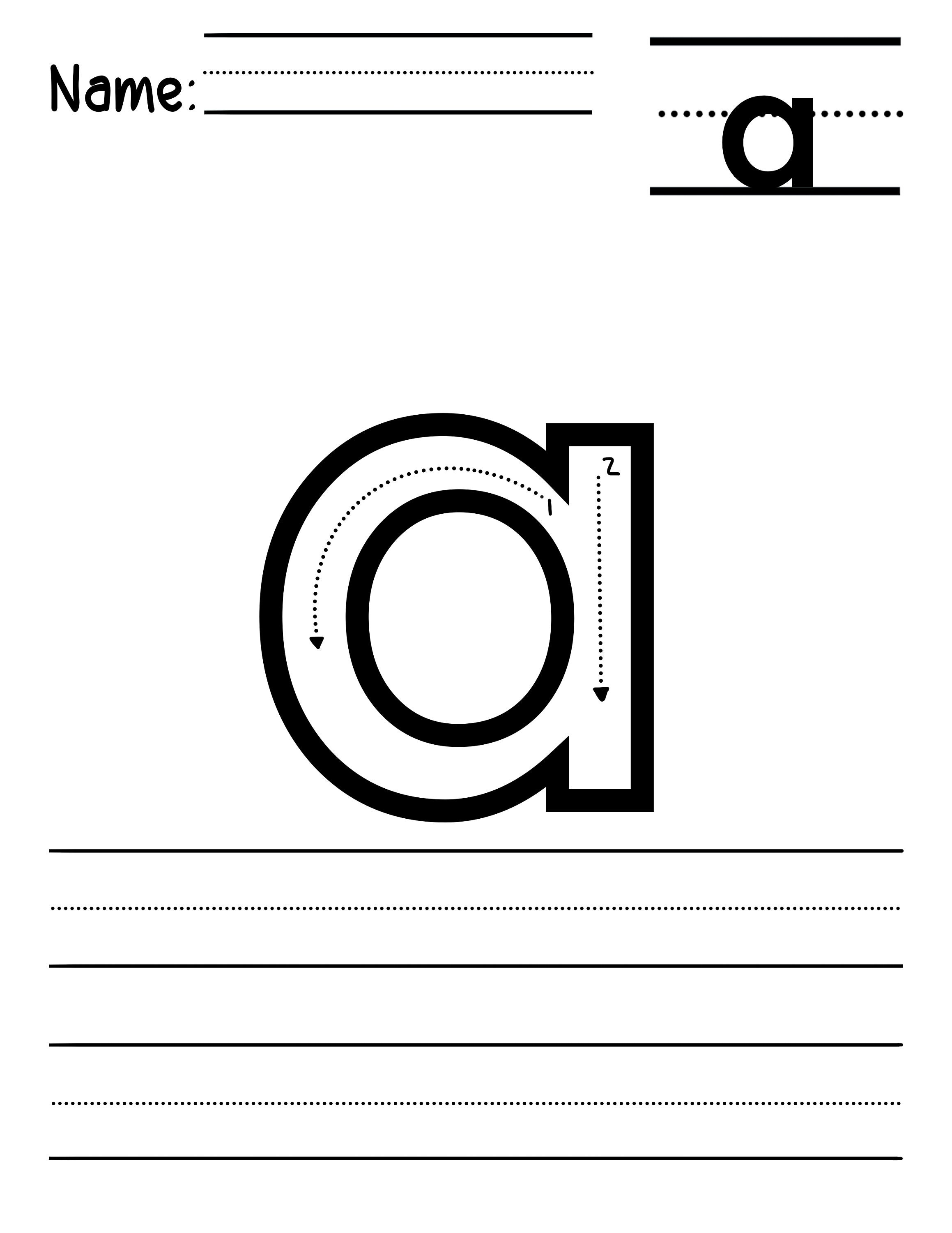 Lowercase Preschool Alphabet Worksheet Etsy Lowercase preschool alphabet worksheet etsy