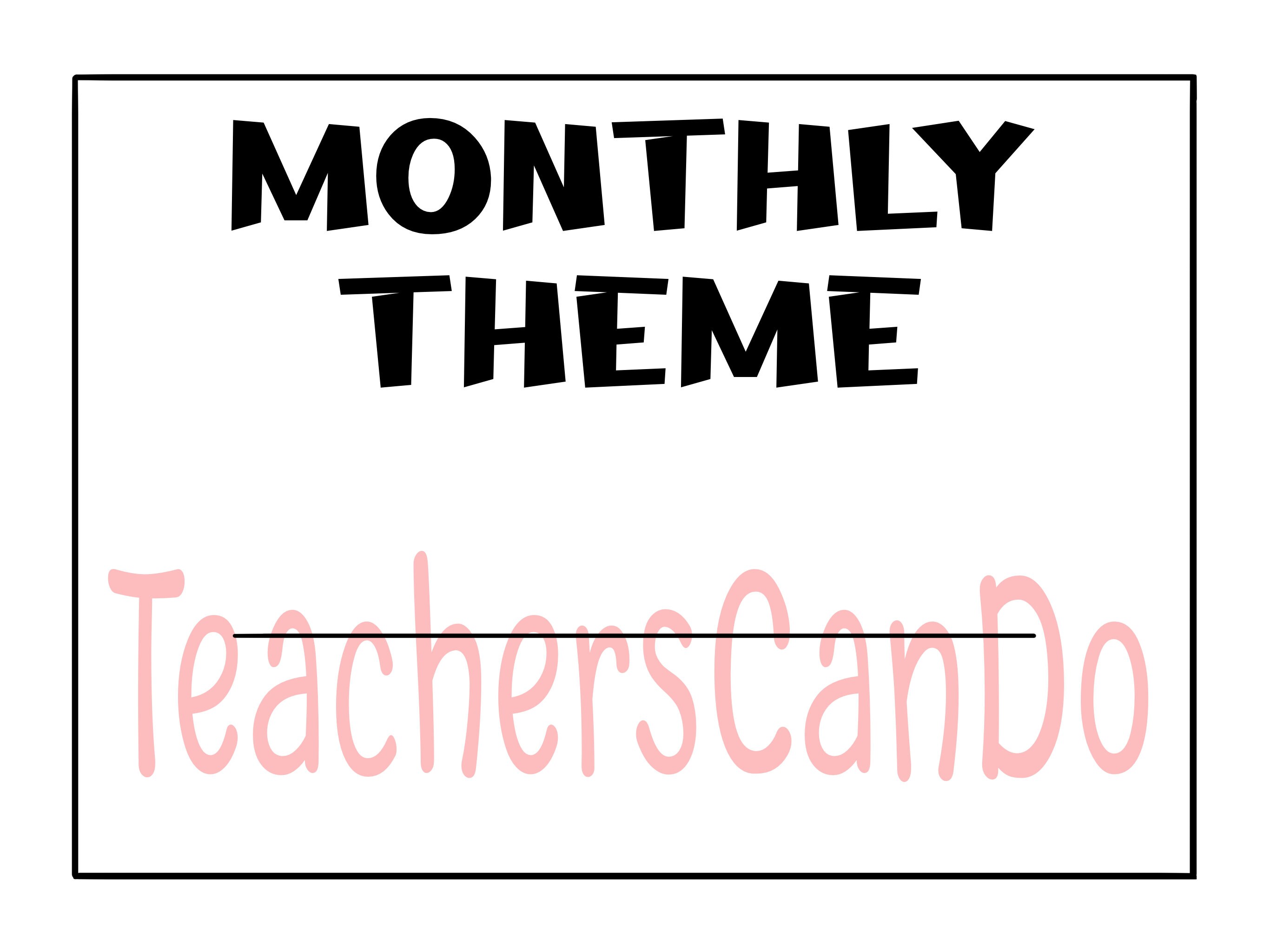 Monthly Blank Preschool Planner - Etsy