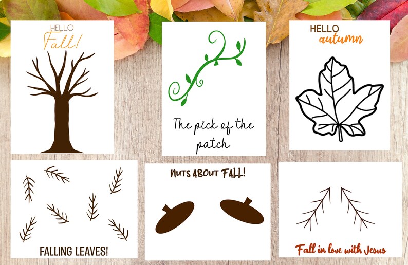 11 Printable Fall Craft Pages Instant Download - Etsy