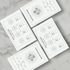 Experiencia de cata de ginebra / Notas de cata / Disfruta de una experiencia de cata con tus amigos y familiares.