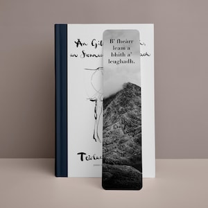 Il valore di un pozzo non si realizza finché non si asciuga / Chan eil fhios air stàth an tobair gus an tràigh e - Proverbio gaelico scozzese Segnalibri
