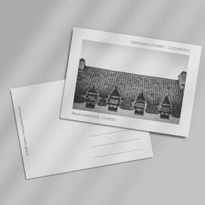 Fenêtres du palais - Culross | Uinneagan Luchairt - Cuileann Ros - Photographie écossaise - Carte postale