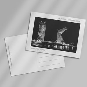 Les Kelpies | Each-Uisge - Photographie écossaise - Carte postale
