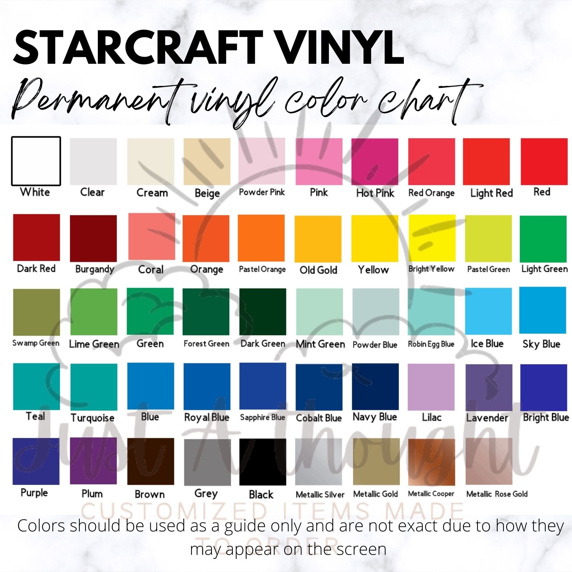 StarCraft HD Vinyl Color Swatch Ring