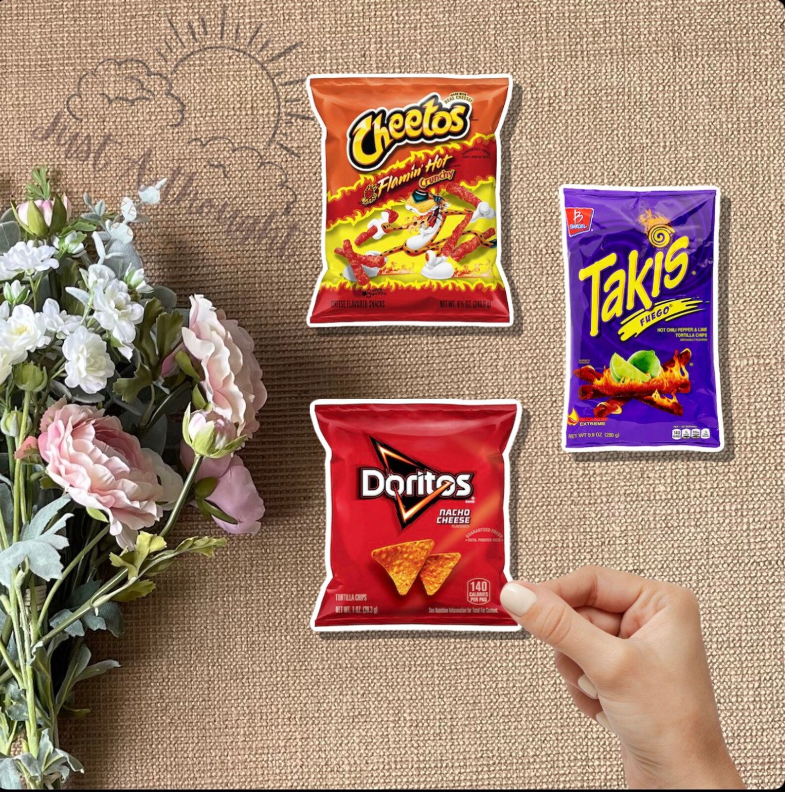 Doritos Takis & Cheetos / resistente al agua / portátil / Etsy España