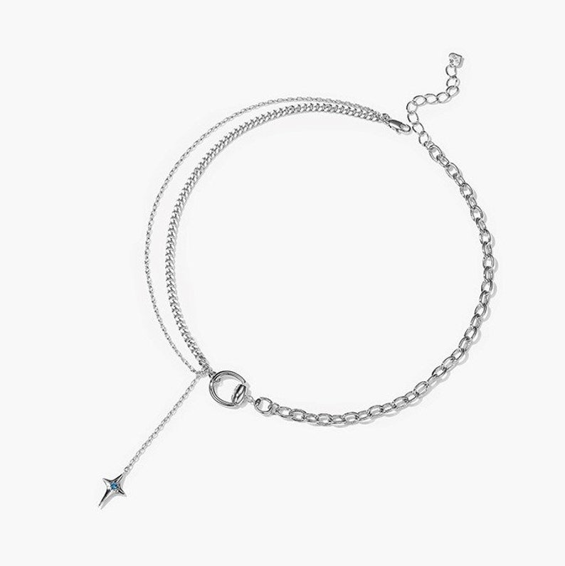 Star Pendant Necklace Collar Choker Chain Necklace Women Jewelry Accessories SL Star Pendant Necklace Collar Choker Chain Necklace Women Jewelry Accessories SL