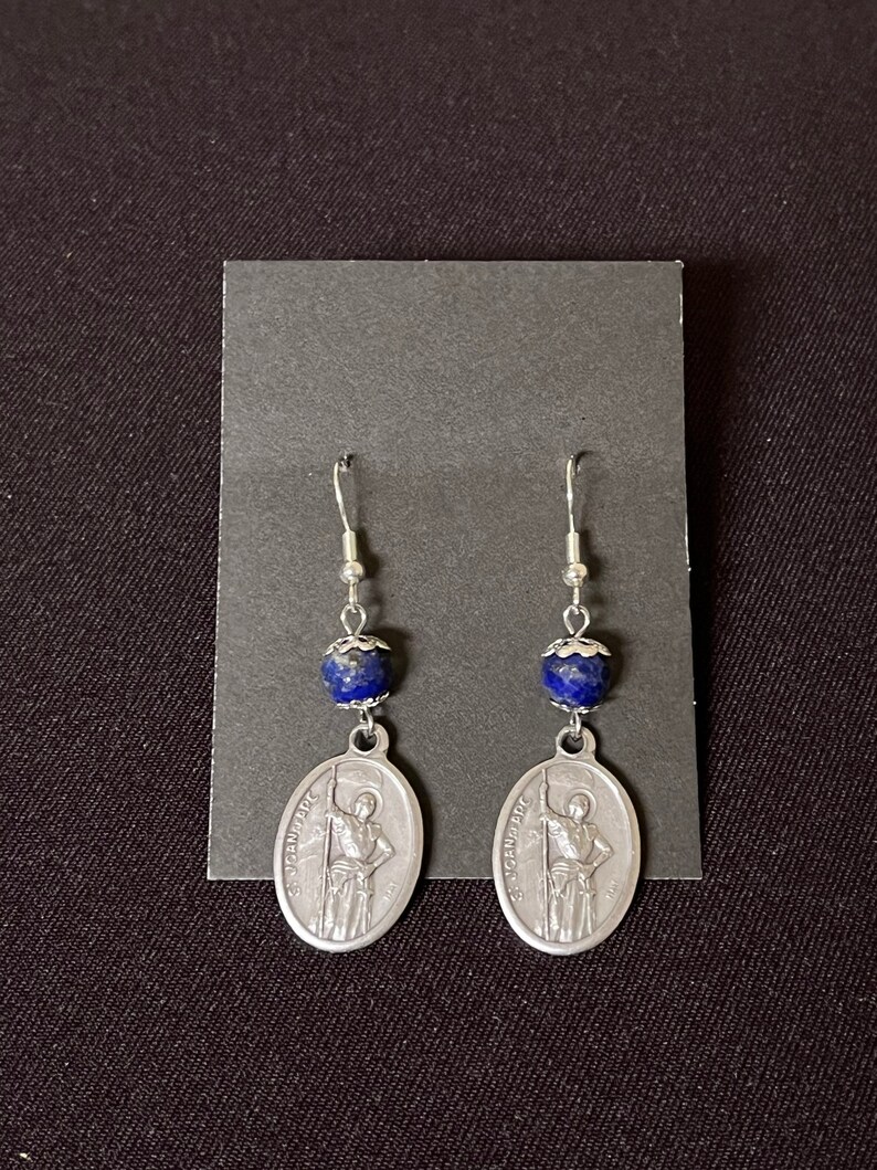 Saint Joan of Arc Earrings image 1