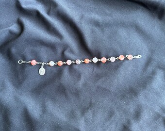 Fire Rosary Bracelet