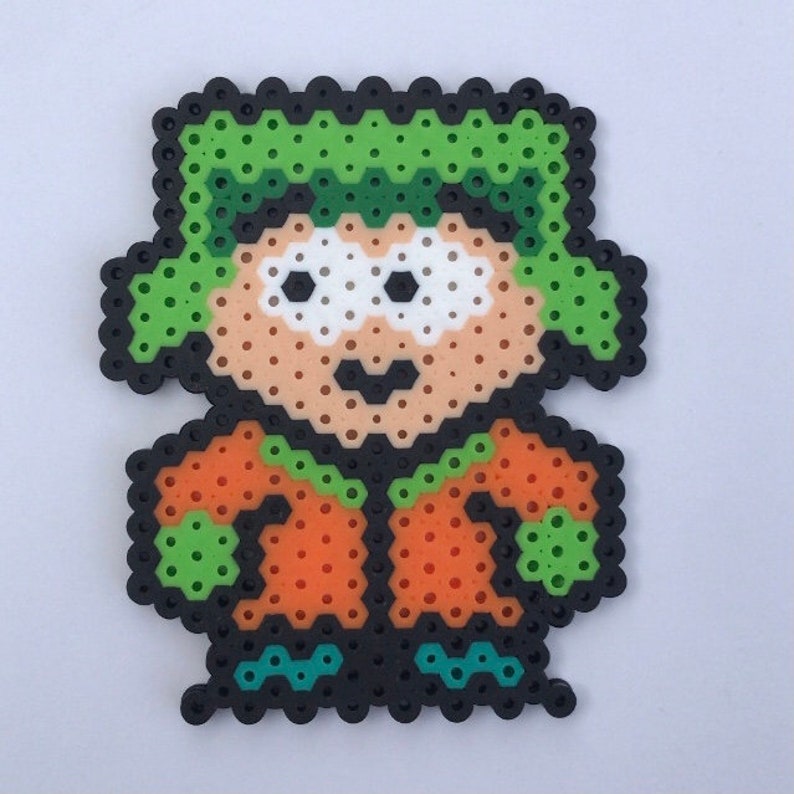 South Park Perler Beads , Potty Mouth Perler Beads , Handmade Pixel Art
