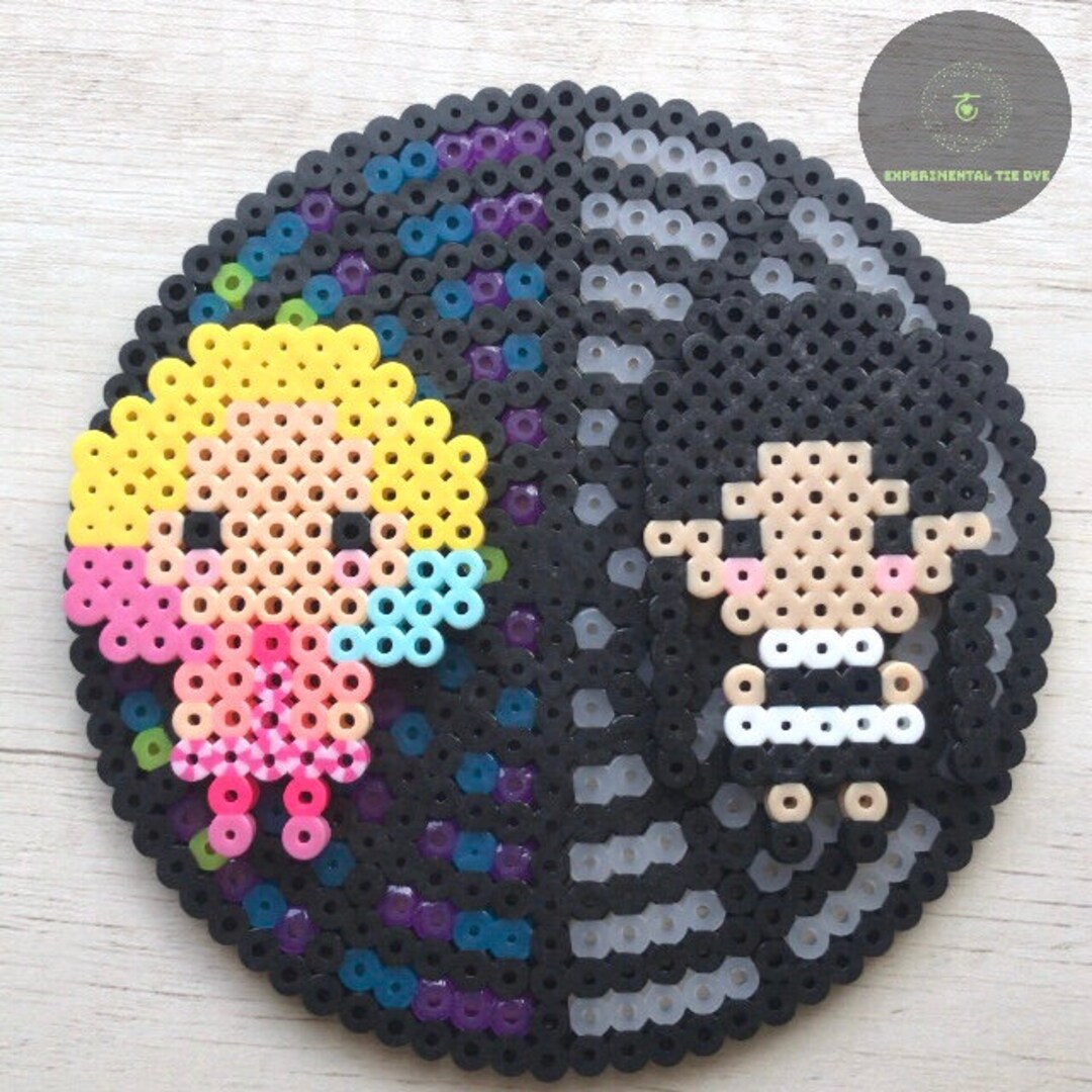 Wednesday Perler Beads Wednesday Perler Sprites Wednesday Stained Glass