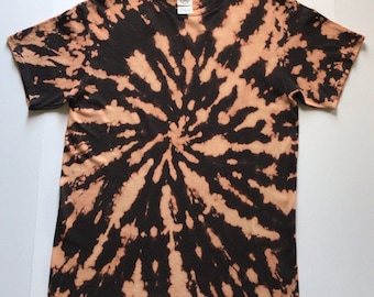 Tie Dye Medium - Odwrotne Tie Dye - Moda festiwalowa - Letnie ubrania - Koszula spiralna Tie Dye