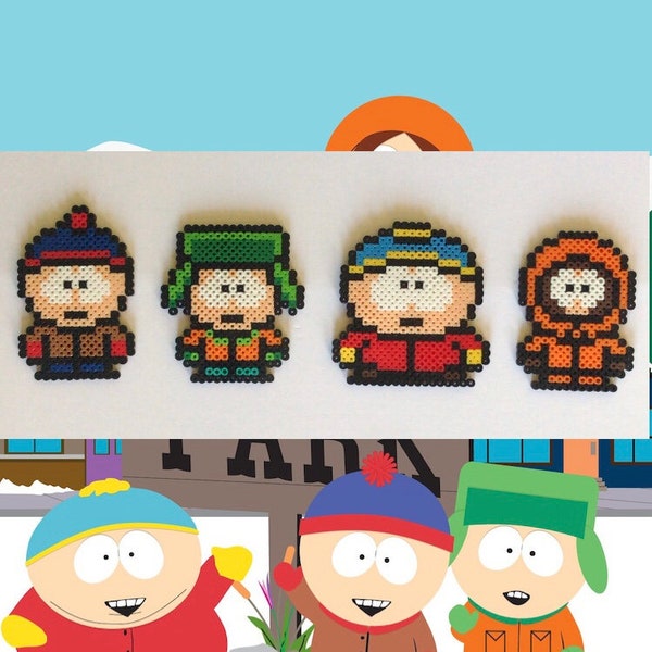 South Park Perler Beads - Potty Mouth Perler Sprites