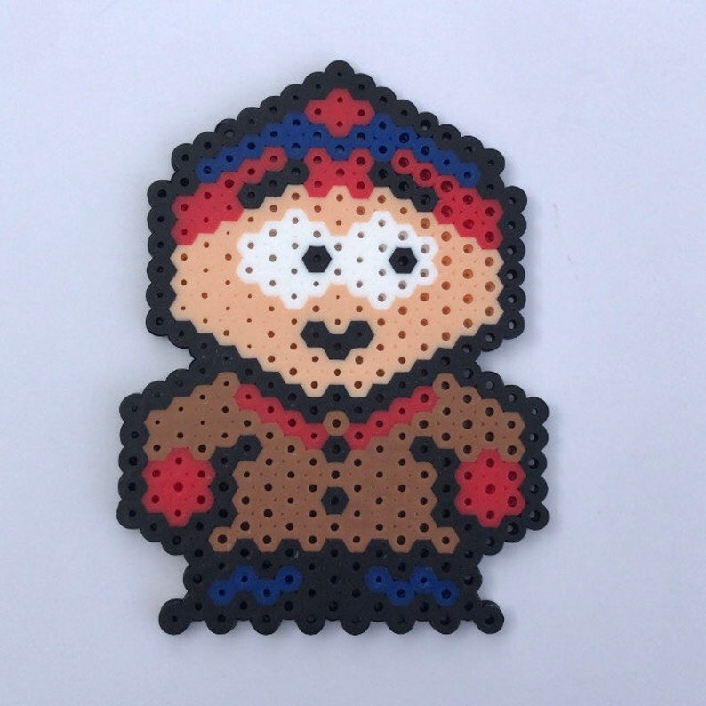 South Park Perler Beads , Potty Mouth Perler Beads , Handmade Pixel Art