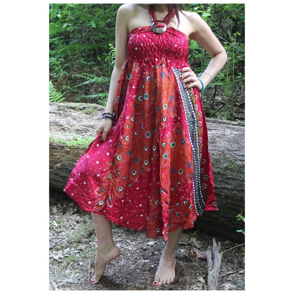 Sommerkleid Sommerrock mit Blumenmuster