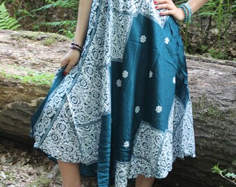 Sommerkleid Sommerrock mit Blumenmuster