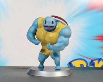 Squirtswol 3D STL File: Pokemon, DnD, RPG Tabletop Gaming (Digital Download)