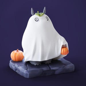 Poke Ghost- Halloween! | 3D Resin Art,Fan Art,Unpainted,Pokemon,Pocket Monster,Spirit,Ghost,DND,Wargaming,Anime,Tabletop Gaming,Pathfinder