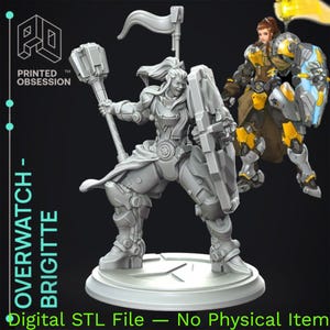 Brigitte OW Fan Art STL File: 3D Printable File (Digital Download)