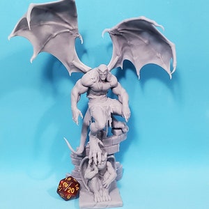 Gárgolas Goliat / Arte de resina 3D, Catán, Disney, Gloomhaven, DnD, Miniatura para juegos de mesa, Juego de mesa, Wargaming, RPG, Arte de fans, Coleccionable, Regalo, GM