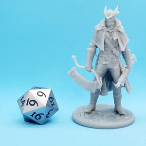 Blood Hunter Fan Art | 3D Resin Art,DnD,Pathfinder,Catan,RPG,Gift,Bloodborne,Hunter,Wargaming,Elden Ring,Dark Souls