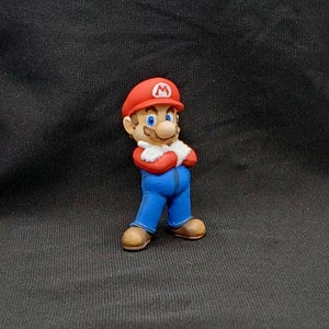 Handgemalter Mario Fan Art | Miniatur | 3D Resin Kunst, bemalt, Sammlerstück, DnD, Wargaming, Rollenspiel, Geschenk, Mario, Super Mario, Videospiel, GM
