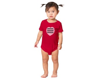 Cute I Love perritos-Classic Baby Short Sleeve Bodysuit
