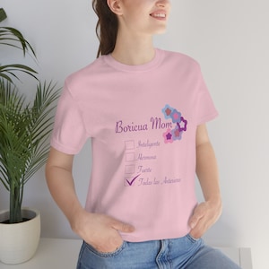 Boricua Mom Unisex Jersey Short Sleeve Tee