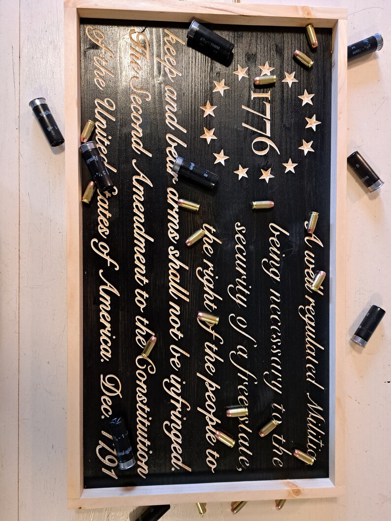 Handmade 2nd Amendment Flag - Etsy