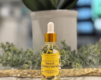 Sweet Honeysuckle Body Oil– 1 oz. | Honeysuckle Blossoms, Feminine and Enchanting, A blend of Spring and Summer