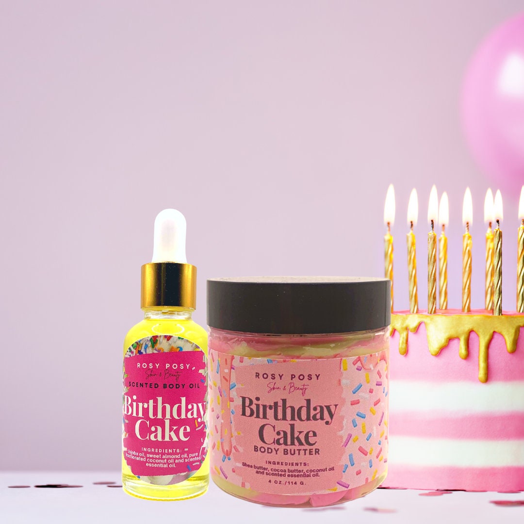Birthday Cake Body Bundle 4 Oz. Birthday Cake Whipped Body Butter & 1