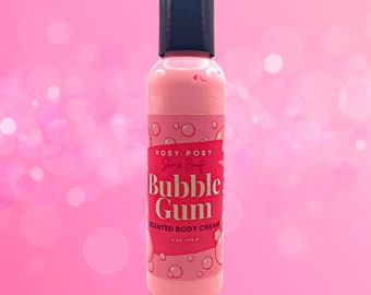 4 oz. Bubble Gum Body Cream, Creamy Body Cream, Bubble Gum, Sweet scented body cream,  Birthday Gifts, Bath and body, bubble gum scent