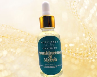 1 oz. Frankincense & Myrrh Scented Body Oil, Unisex Oil, Glow Oil, Hand made Body Oil, Rich fragrant Body Oil, Frankincense, Myrrh