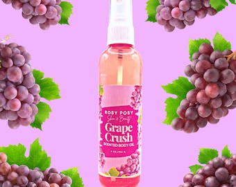 118 ml. Grape Crush Spray Body Oil, söt druvdoft, druva, druva Jolly Rancher-typ, druvsodadoft, druvdoftolja
