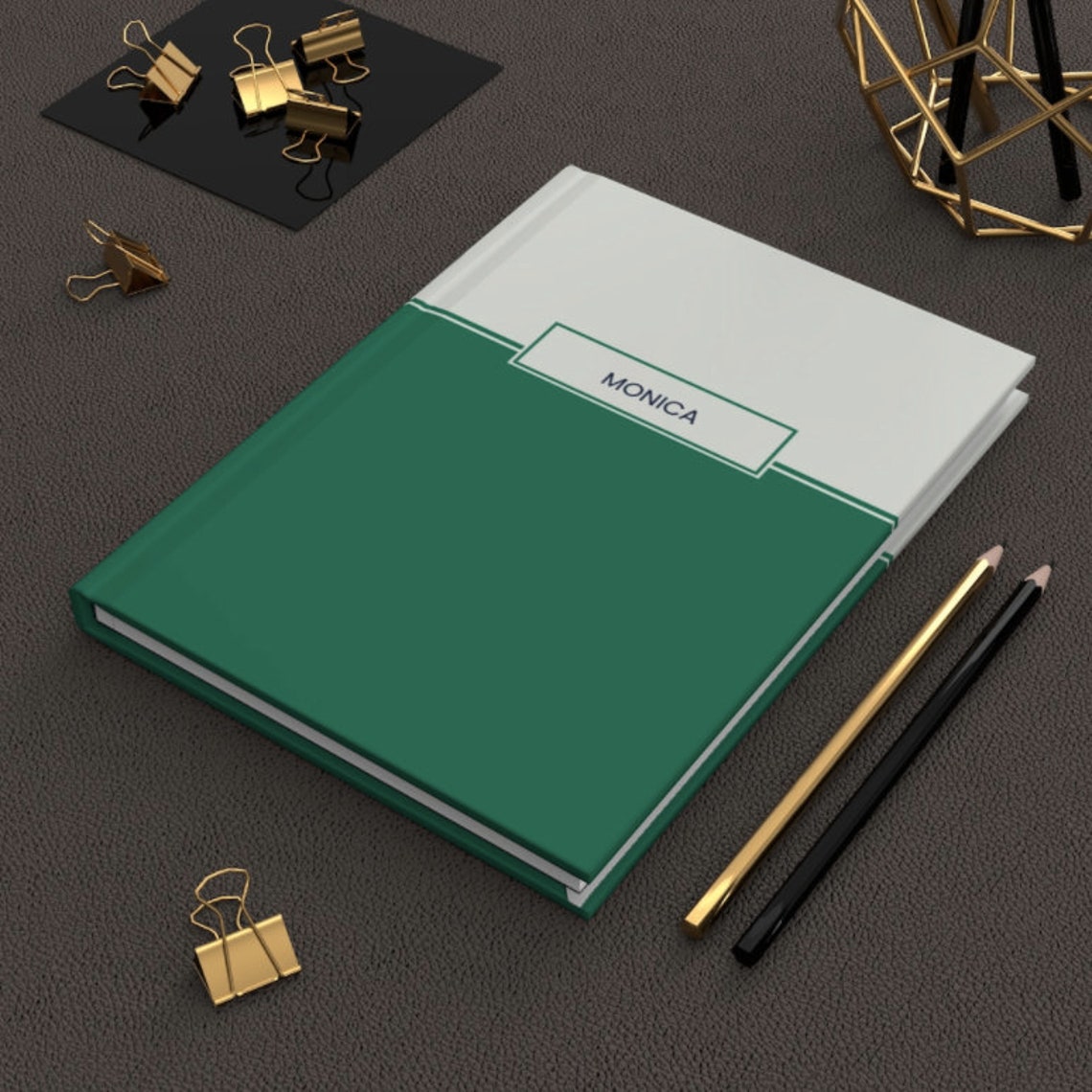 Customized Journal Hardcover Notebook Lined Personalized Etsy