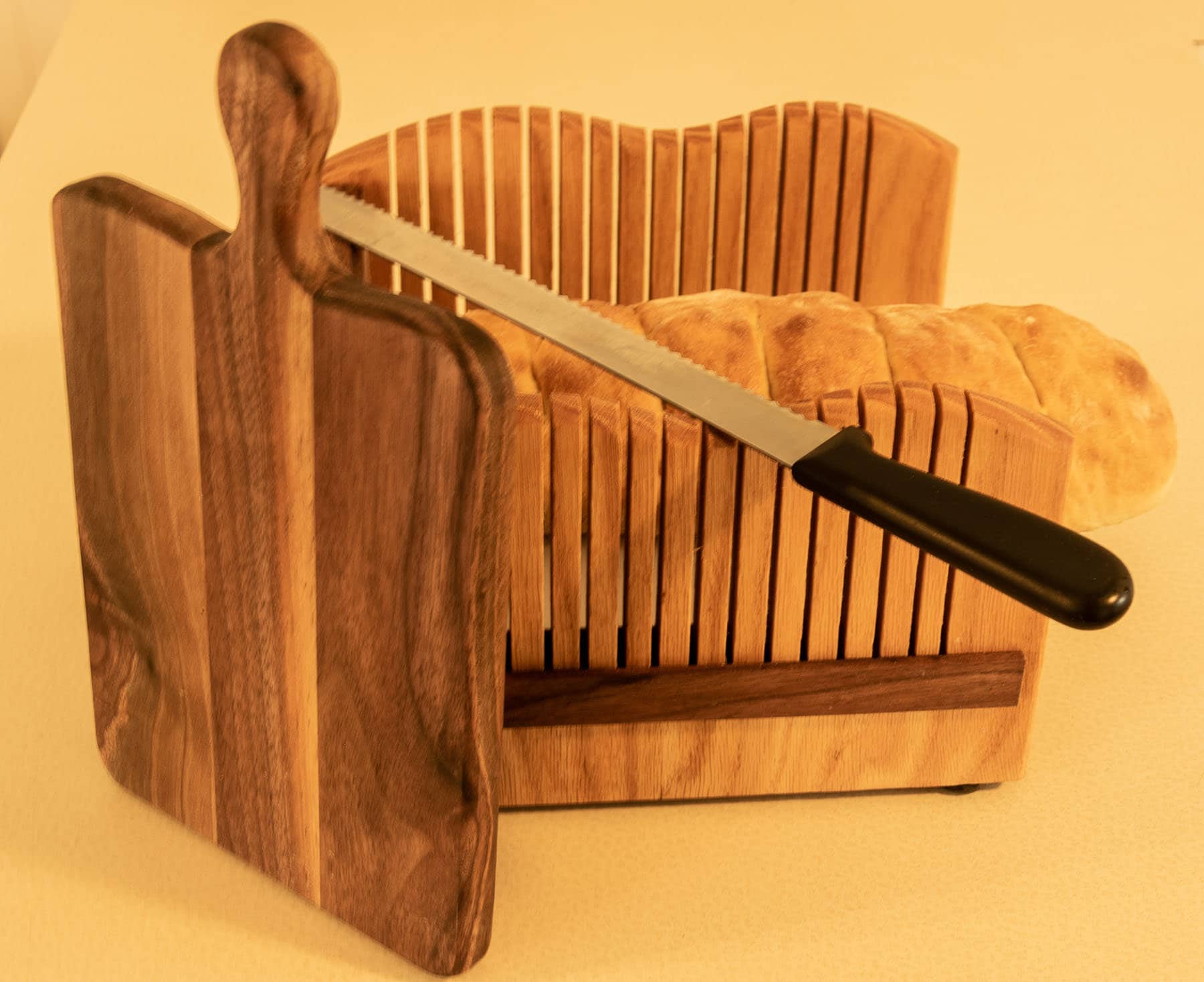 Beautiful Hardwood Bread Slicing Guide and Charcuterie Board Etsy