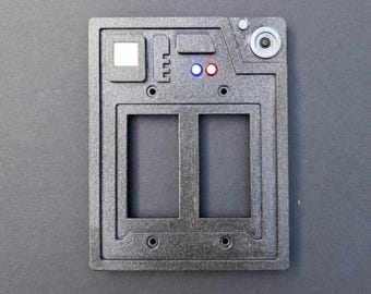 Star Wars Galaxy Edge Inspired 2-Gang Rocker Switch Cover Plate / Panel GT93