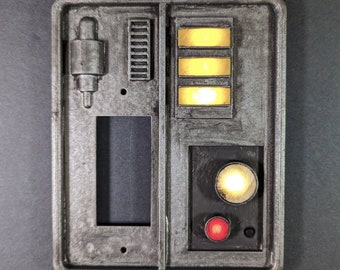 Star Wars Clone Wars Inspired Light Switch Cover / Rocker / Retrofitted Door Operational Panel CT-44