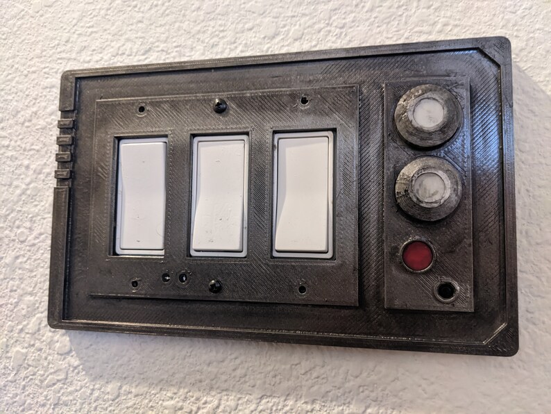 Star Wars Clone Wars Inspired Light Switch Cover / 3 Gang Etsy
