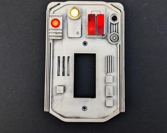 Stars Wars Inspired Slim Power Panel / 1 Gang Rocker / Panel LO84