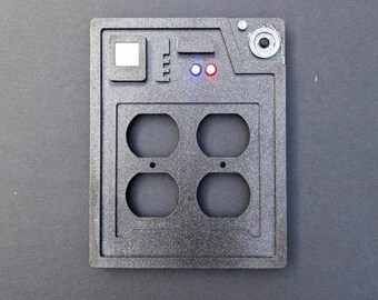 Star Wars Galaxy Edge Inspired 2-Gang Outlet Switch Cover Plate / Panel GT93