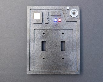 Star Wars Galaxy Edge Inspired 2-Gang Toggle Switch Cover Plate / Panel GT93