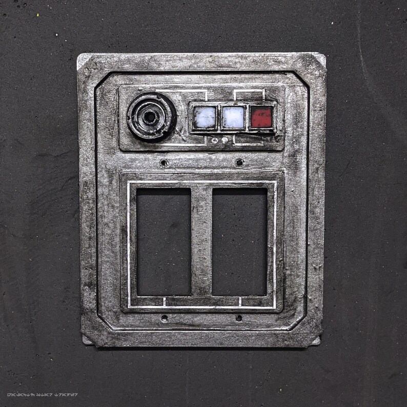 Star Wars Inspired Light Switch Cover / 2 Gang Rocker / Etsy