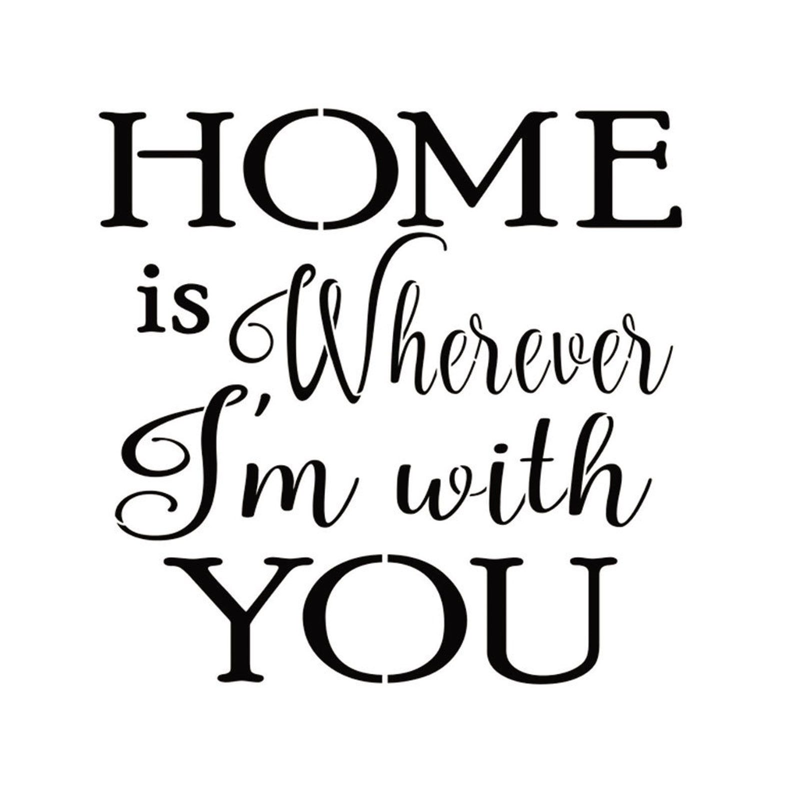 Custom Paint Stencil Etsy