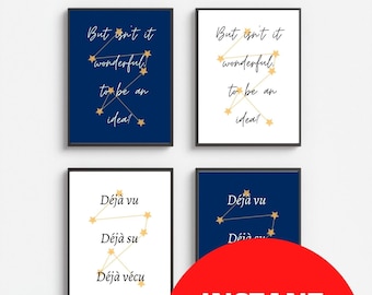 La vita invisibile di Addie LaRue Wall Art/ Bookish/ VE Schwab/ Déjà vu/ Citazione del libro