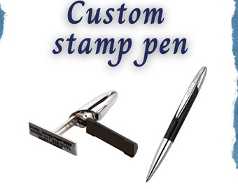 PLUMA DE SELLO PERSONALIZADO - Bolígrafo exclusivo Colop Stamp Writer 8x33 mm